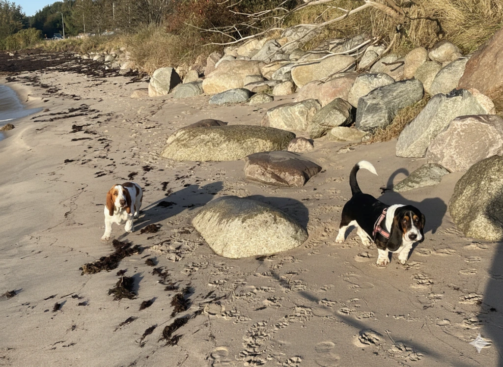Spaziergang am Strand von Ystad